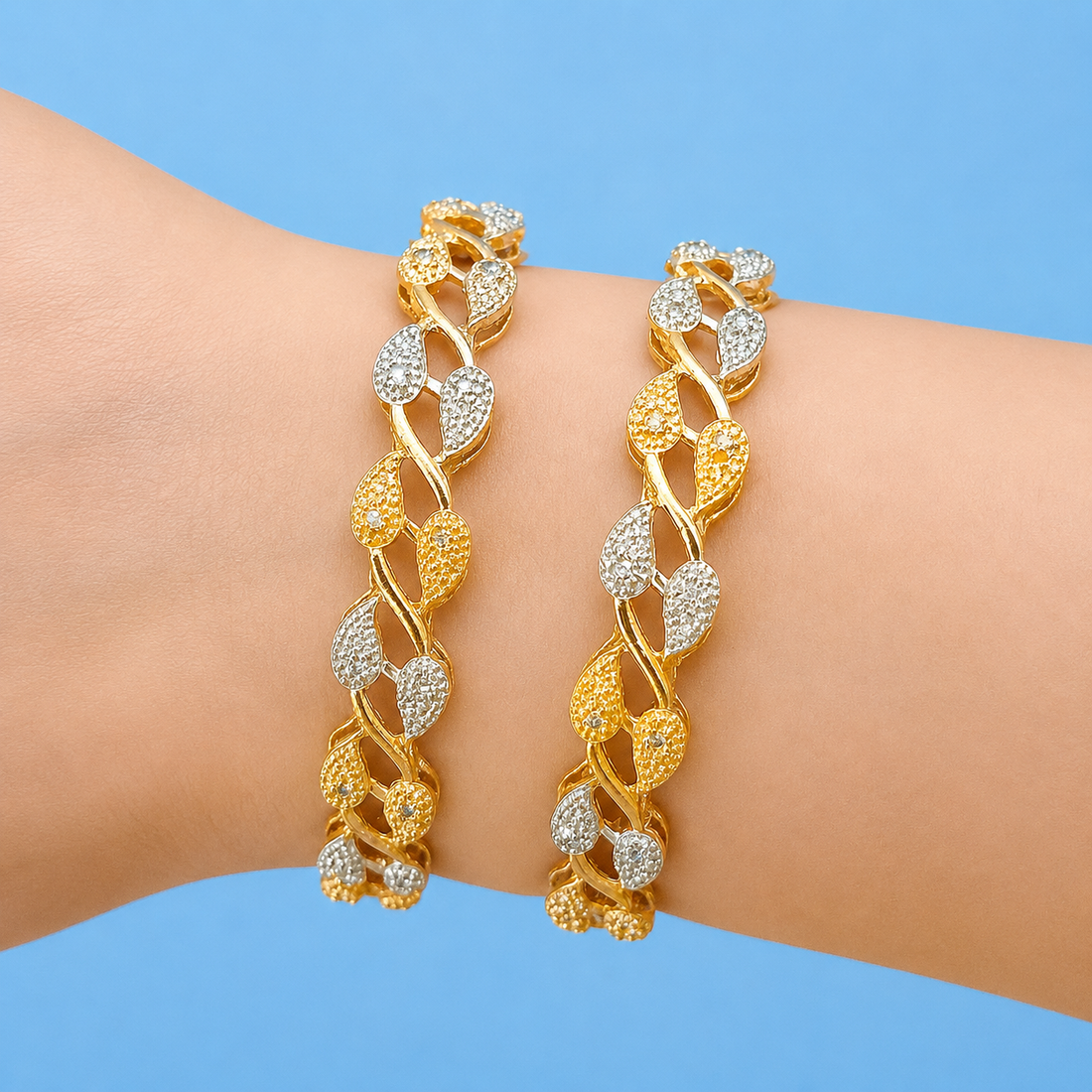 Elegant Gold and Silver Bracelets