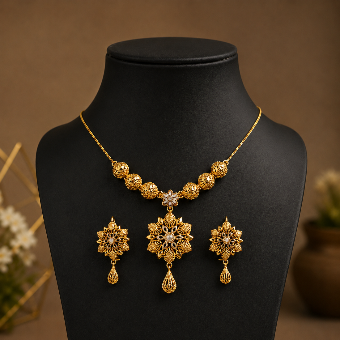 Luxury Gold Plated Jewelry Set